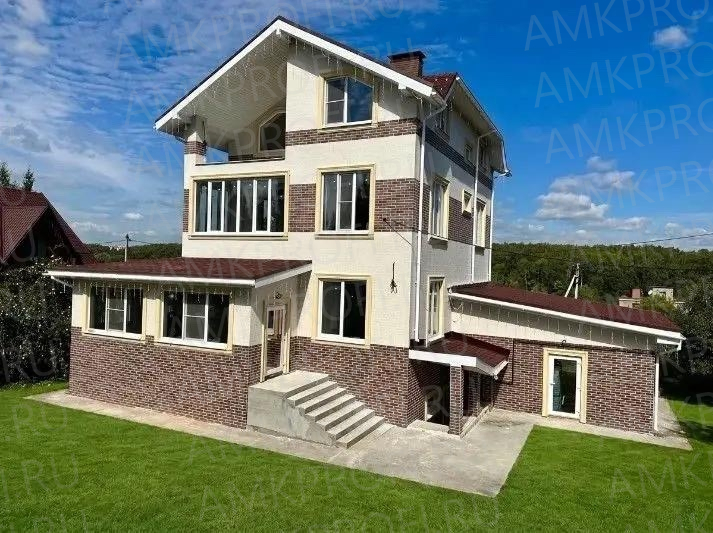 Декоративное покрытие АМК для фасада частного дома. Купить декоративные панели для фасада и внутренней отделки.